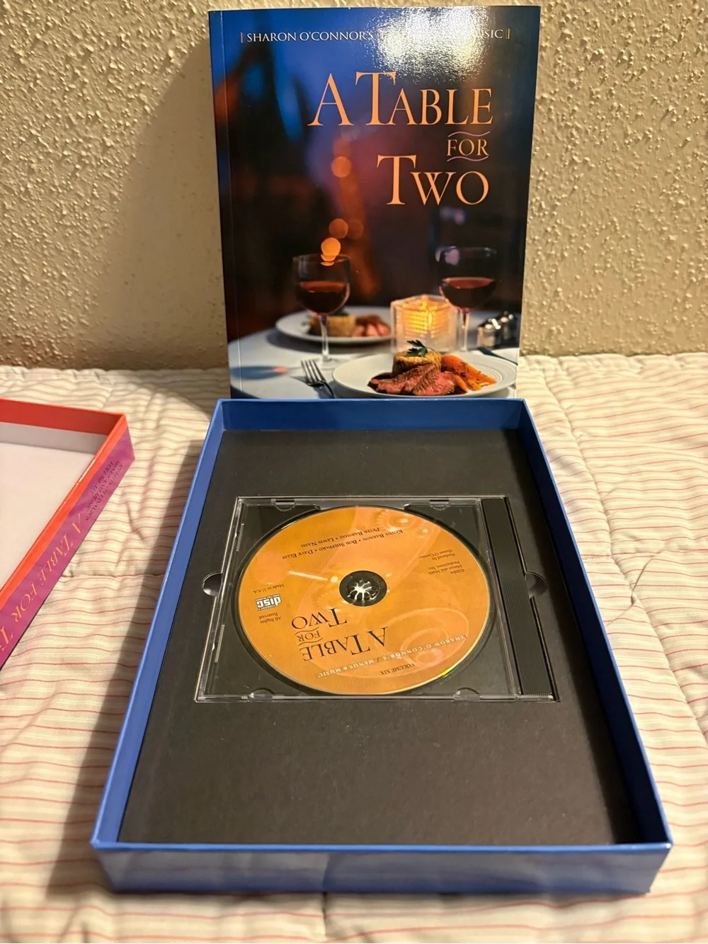 A Table for Two Cookbook - Blue Cover